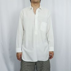 画像2: 〜50's Buffalo Shirt マチ付き プルオーバーコットンシャツ (2)