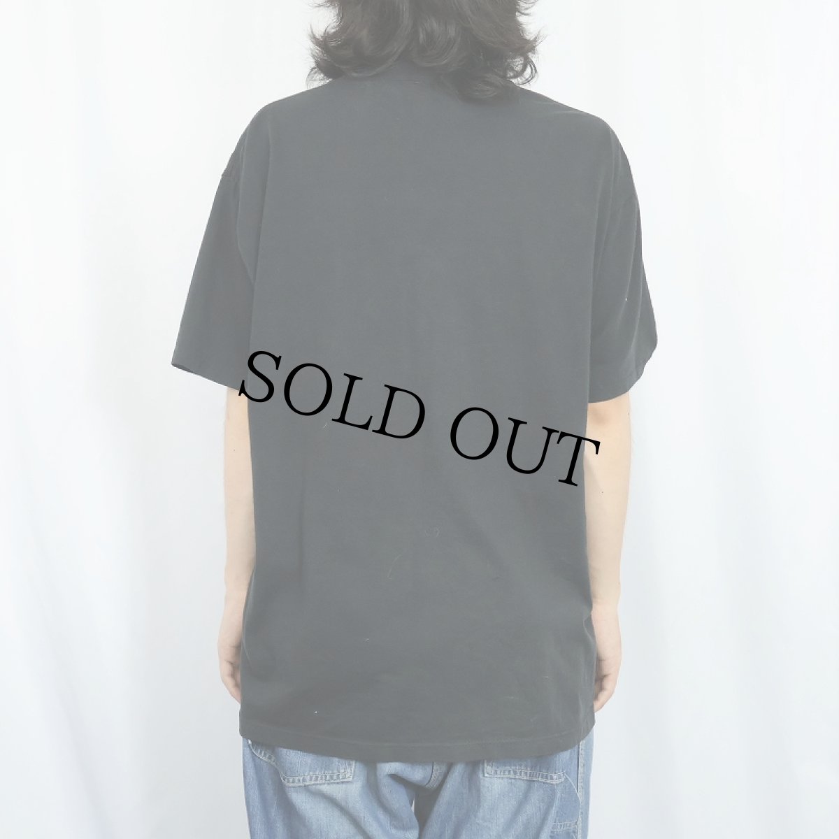画像3: 90's JERZEES USA製 無地Tシャツ BLACK XL (3)