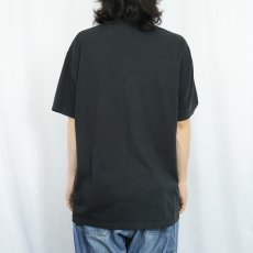 画像3: 90's JERZEES USA製 無地Tシャツ BLACK XL (3)