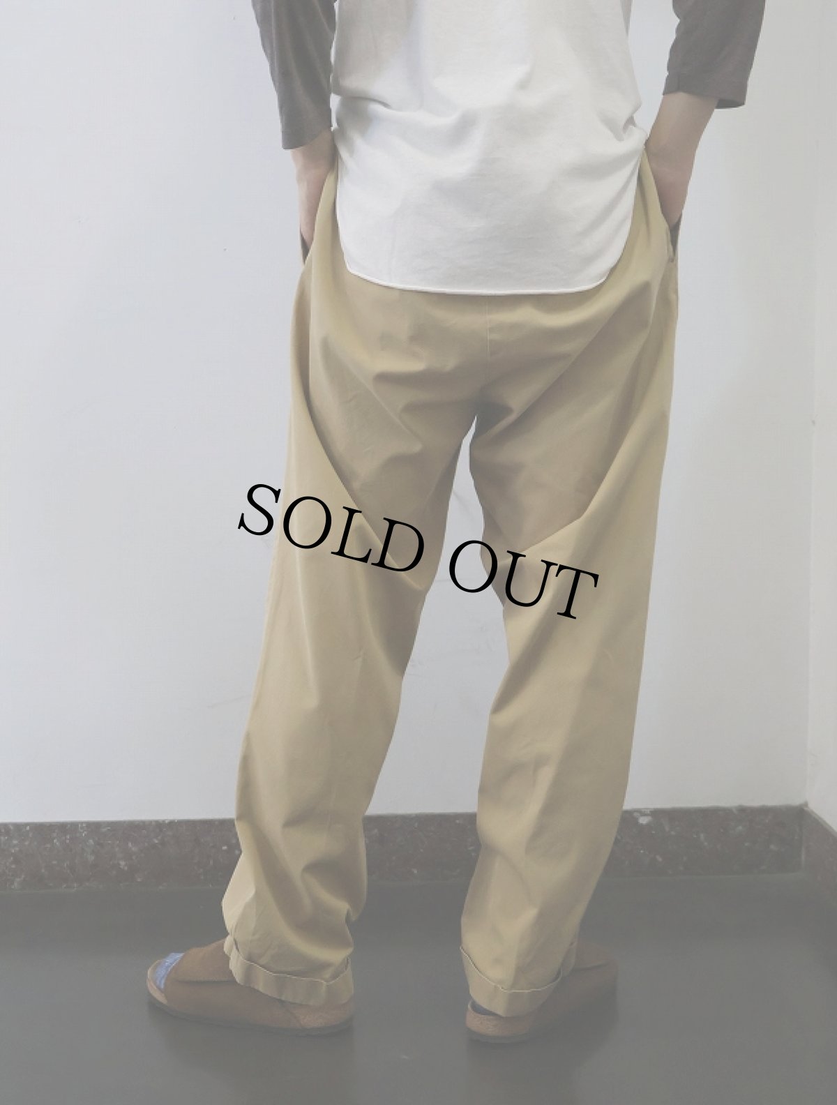 画像3: POLO Ralph Lauren "HAMMOND PANT" 2タックチノトラウザーズ W35 (3)