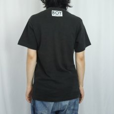 画像3: 90's BOY OF LONDON USA製 ロゴプリントTシャツ BLACK M (3)