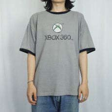画像2: 90's XBOX 360 USA製 ゲームプリント リンガーTシャツ XL (2)