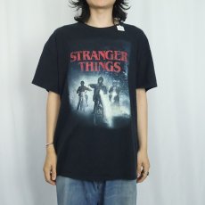 画像2: STRANGER THINGS SFドラマプリントTシャツ BLACK XL (2)
