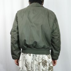 画像3: 70's U.S.AIR FORCE CWU-45/P "TYPE A" ストライプ フライトジャケット SIZE38-40 (3)