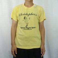 画像2: 80's "Christopher's Famous Night Spot?" プリントTシャツ (2)