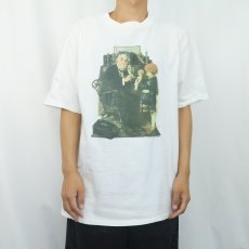 画像2: 90's Norman Rockwell アートプリントTシャツ XL (2)