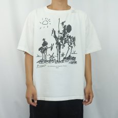 画像2: Pablo Picasso "Don Quixote" アートプリントTシャツ (2)