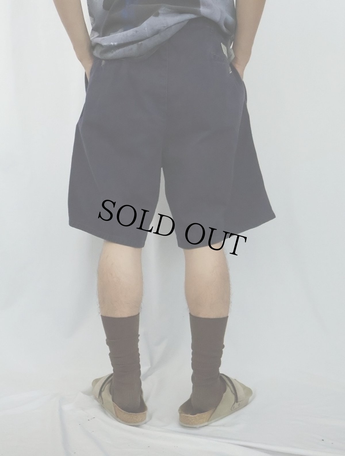 画像3: POLO Ralph Lauren "POLO CHINO" 2タック コットンチノショーツ NAVY W37 (3)