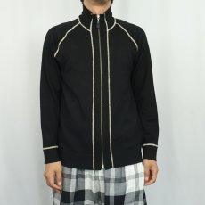 画像2: CHICO'S シルク×カシミヤ ジップニットジャケット SIZE1 (2)