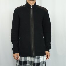 画像2: Calvin Klein コットンニットジップジャケット  (2)