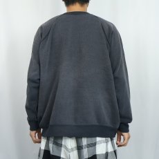 画像3: 80〜90's 無地ラグランスウェット BLACK (3)
