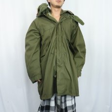 画像2: 80's U.S.ARMY M-65 ライナー/フード付き モッズコート SMALL (2)