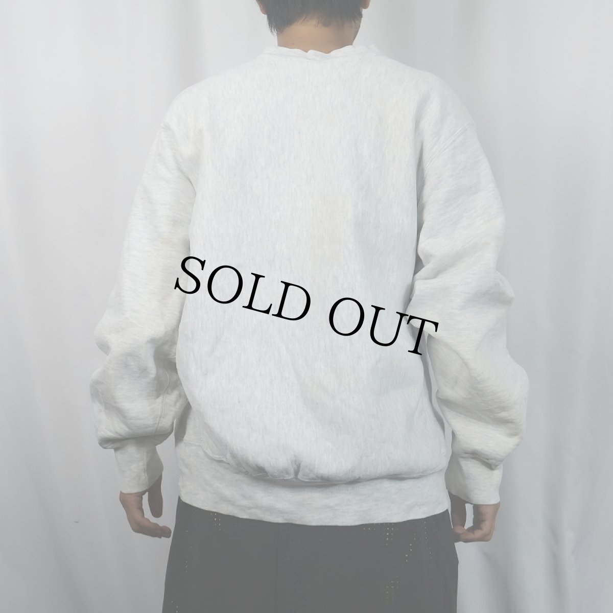 画像3: 90's MV SPORT USA製 ''NAVY'' REVERSE WEAVE TYPE スウェット XL (3)