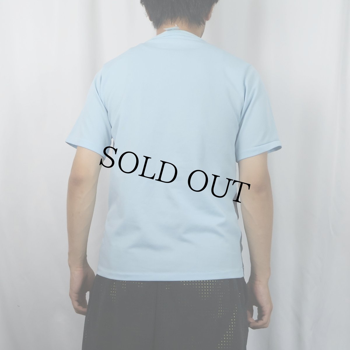 画像3: 70's Kmart スカイダイビング柄 ピクチャープリント ポリエステルTシャツ M (3)
