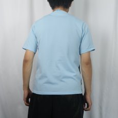 画像3: 70's Kmart スカイダイビング柄 ピクチャープリント ポリエステルTシャツ M (3)