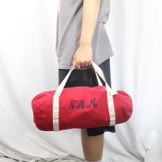 画像2: 90's Augusta Sportswear USA製 刺繍入り コットンダッフルバッグ (2)