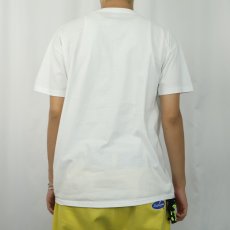 画像3: 80〜90's E. P. Higgins USA製 "Carl Sandburg" 詩人 イラストプリントTシャツ L (3)