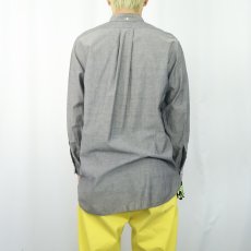 画像3: 60's Sero 3点留め マチ付き コットン混シャツ (3)