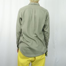 画像3: L.L.Bean シルクワークシャツ S (3)