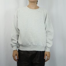 画像2: 90's RUSSELL ATHLETIC USA製 "HIGH COTTON" 前V 無地スウェット L (2)