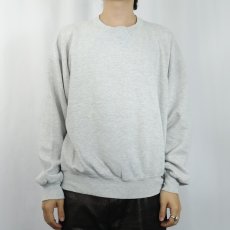 画像2: 90's RUSSELL ATHLETIC USA製 前V 無地スウェット XL (2)