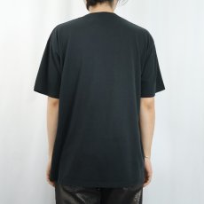 画像3: 90's JERZEES USA製 無地Tシャツ BLACK XL (3)