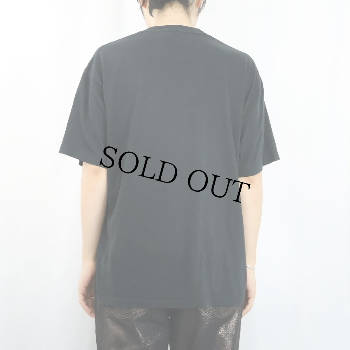 画像3: 90's JERZEES USA製 無地Tシャツ BLACK XL (3)