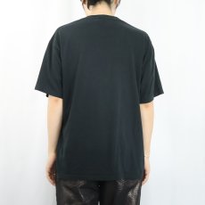 画像3: 90's JERZEES USA製 無地Tシャツ BLACK XL (3)