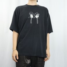画像2: THE BLUES BROTHERS "House of Blues" コメディ映画プリントTシャツ BLACK XL (2)