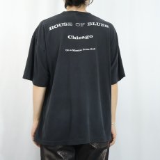 画像3: THE BLUES BROTHERS "House of Blues" コメディ映画プリントTシャツ BLACK XL (3)
