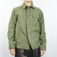 画像2: 70's U.S.NAVY A-2 デッキジャケット SMALL (2)