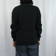 画像3: 90's RUSSELL ATHLETIC USA製 前V 無地スウェット BLACK XL (3)