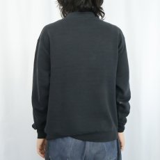 画像3: 80's RUSSELL ATHLETIC USA製 前V 無地スウェット BLACK L (3)
