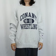 画像2: Champion PREMIUM REVERSE WEAVE "CONANT" プリントスウェット L (2)