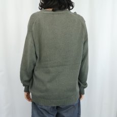 画像3: L.L.Bean コットンニットカーディガン XL (3)