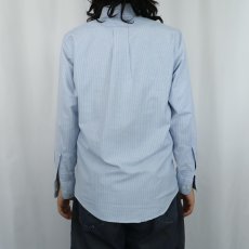 画像3: 80's L.L.Bean USA製 ストライプ柄 ボタンダウンコットンシャツ SIZE14 1/2 (3)