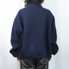 画像3: POLO Ralph Lauren チンスト付き フリーススイングトップ NAVY XXL (3)