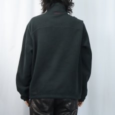 画像3: POLO Ralph Lauren ロゴ刺繍 フリースジップジャケット BLACK XL (3)