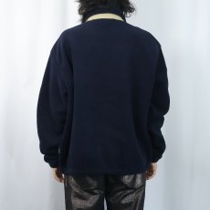 画像3: POLO Ralph Lauren チンスト付き フリーススイングトップ NAVY L (3)