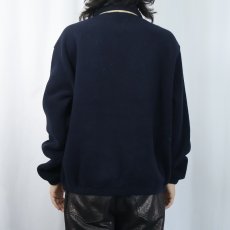 画像3: POLO Ralph Lauren チンスト付き フリーススイングトップ NAVY XL (3)