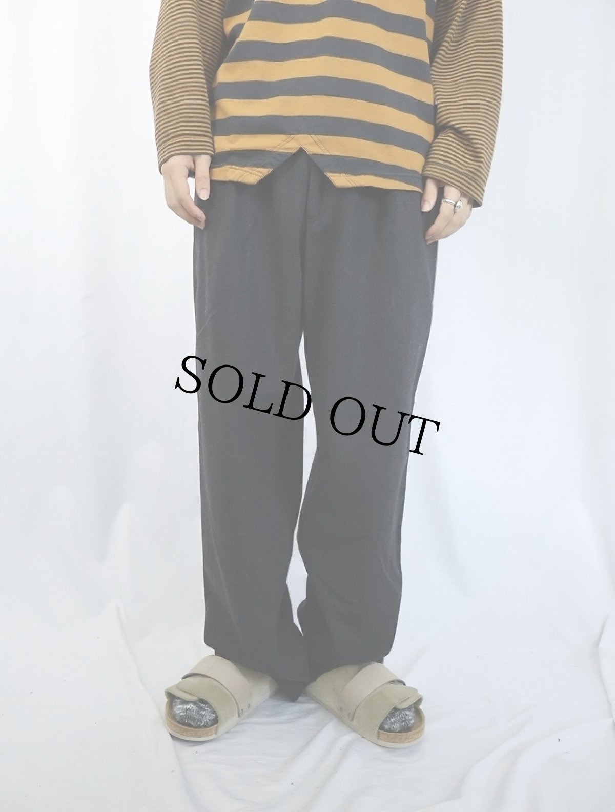 画像2: POLO Ralph Lauren 2タックウールスラックス W33 (2)