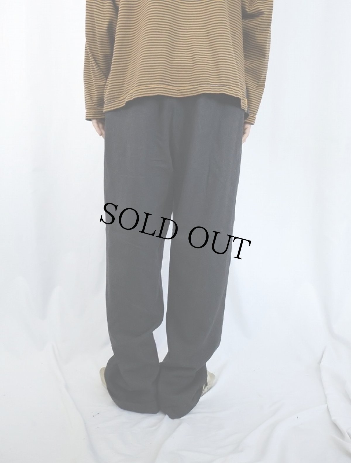画像3: POLO Ralph Lauren 2タックウールスラックス W33 (3)
