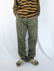 画像2: POLO Ralph Lauren ITALY製 ヘリンボーン織り ウールスラックス W36 (2)