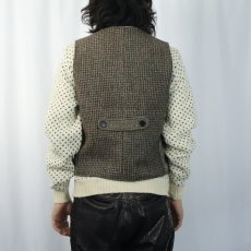 画像3: 80〜90's Harris Tweed USA製 ツイードベスト (3)