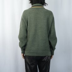 画像3: 70's LOAD JEFF USA製 ショールカラー ウールニットカーディガン L (3)