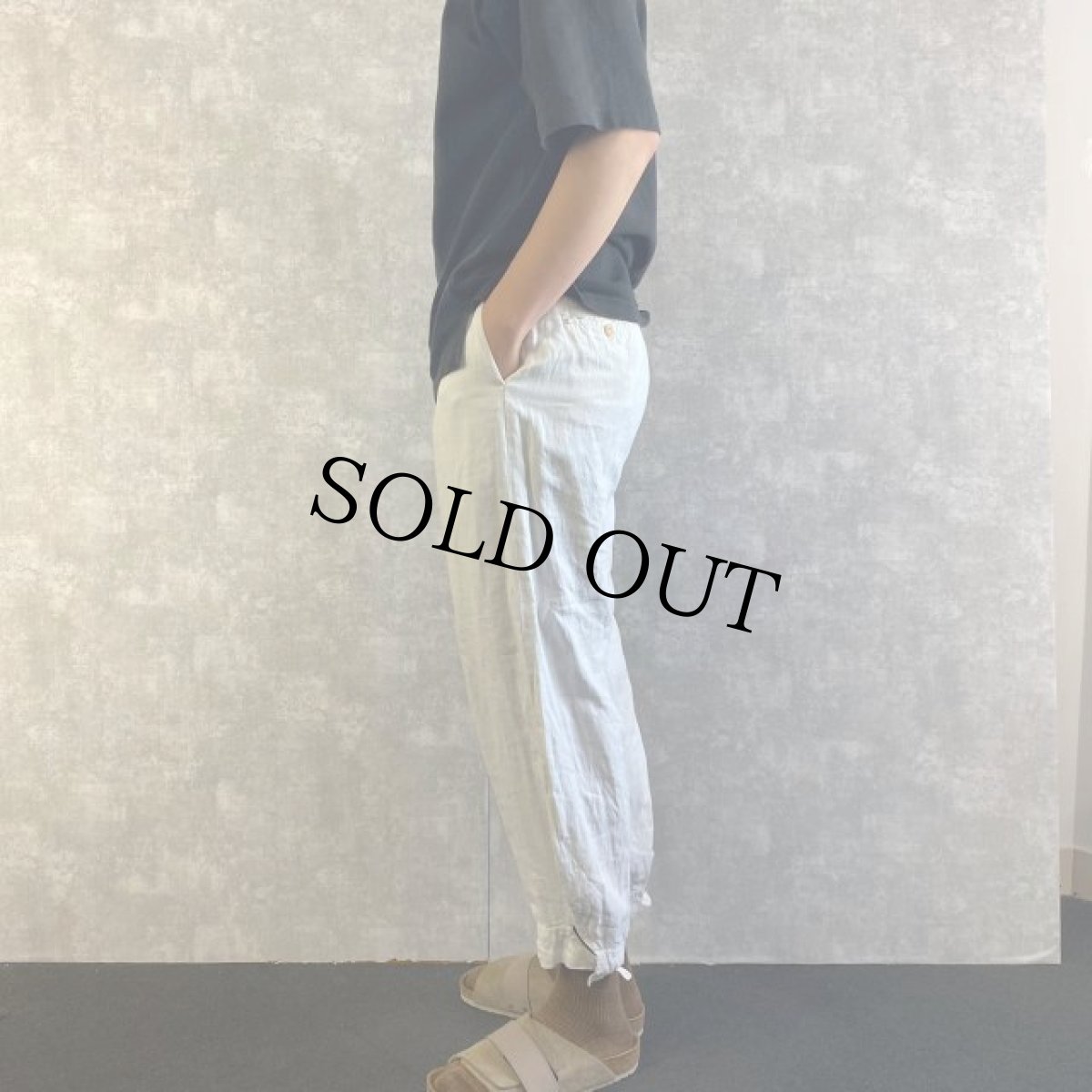 画像3: 40's POLLOK SCHULTZ リネンニッカポッカ W29 (3)