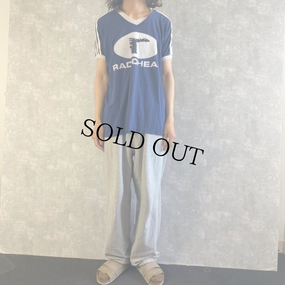 画像2: 90's RADIOHEAD USA製 ロックバンドリンガーTシャツ XL (2)