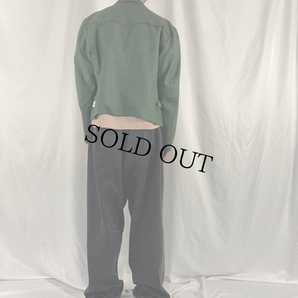 画像4: 70's NIVER WESTERN WEAR, INC. チェック柄 ウエスタンジャケット 44 (4)