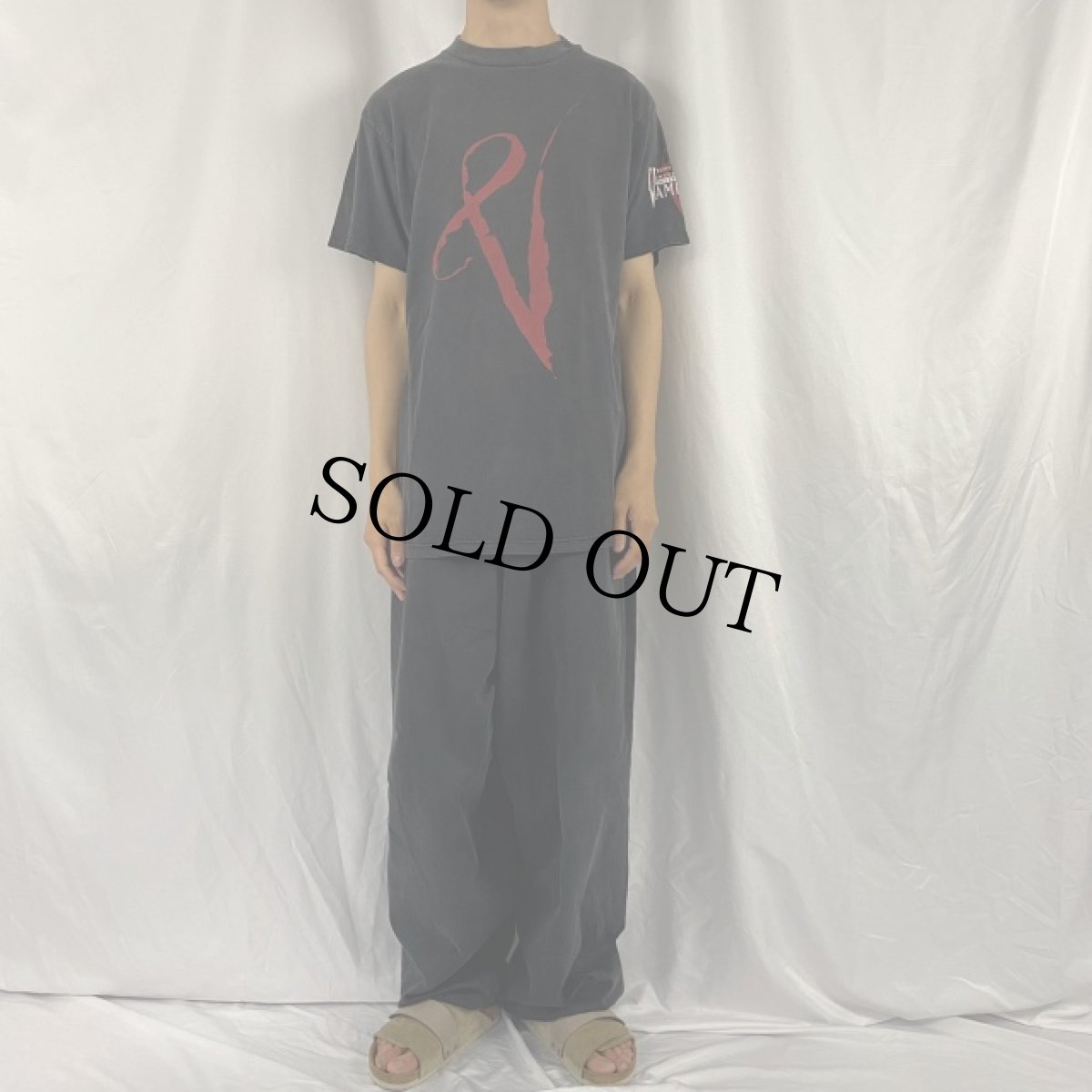 画像2: 90's  Interview with the Vampire ホラー映画Tシャツ L (2)