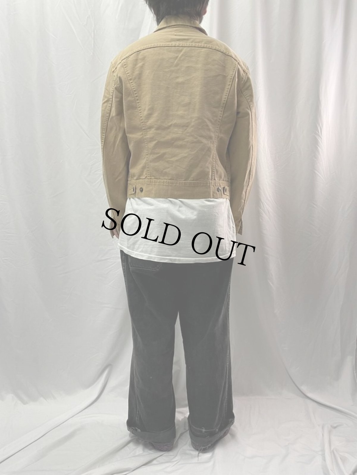 画像4: 70's Lee USA製 101-J TYPE ブラウンダック地ジャケット (4)